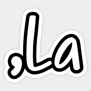 ,LA - COMMA LA - KAMALA HARRIS Sticker